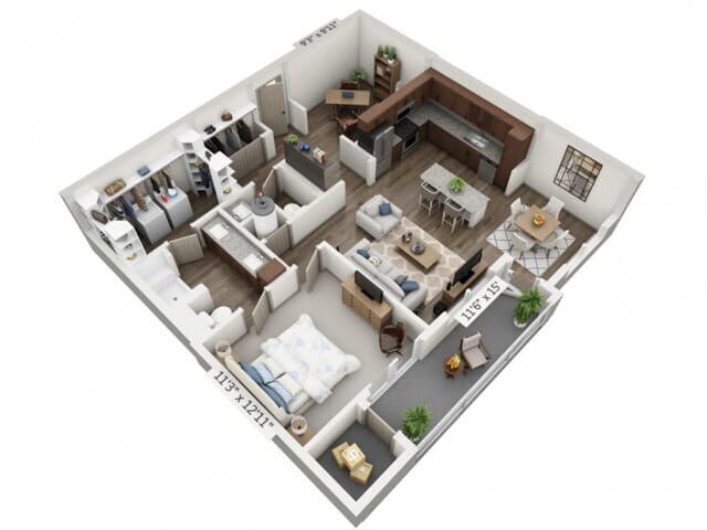 Unit 334 334 floor plan