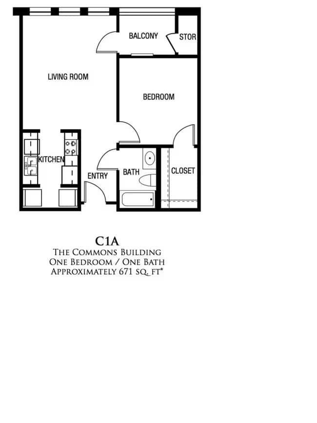 Unit 2306 2205 floor plan