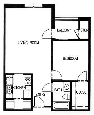 C3A 1x1 60 2414 floor plan
