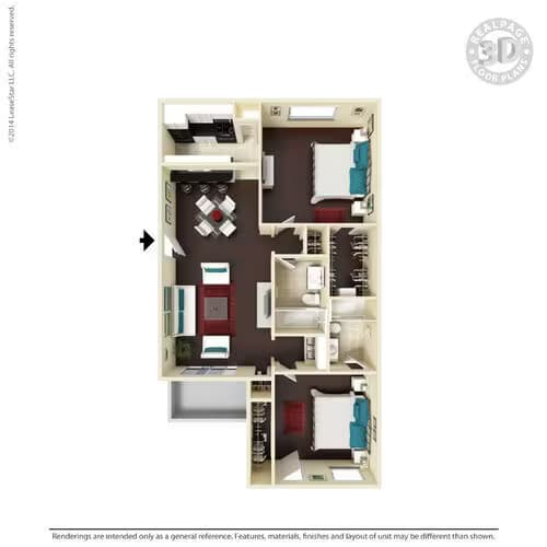 Unit 2255 2139 floor plan