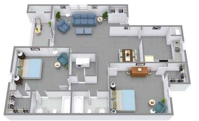 Unit 2227 2227 floor plan