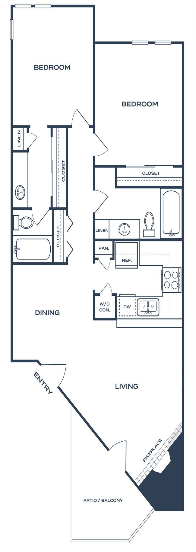 B4 Renovated 9310 floor plan