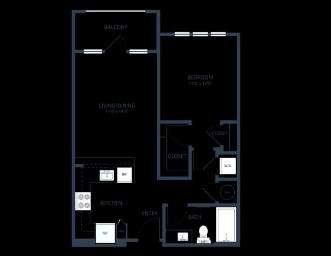 A1 AFF 2303 floor plan