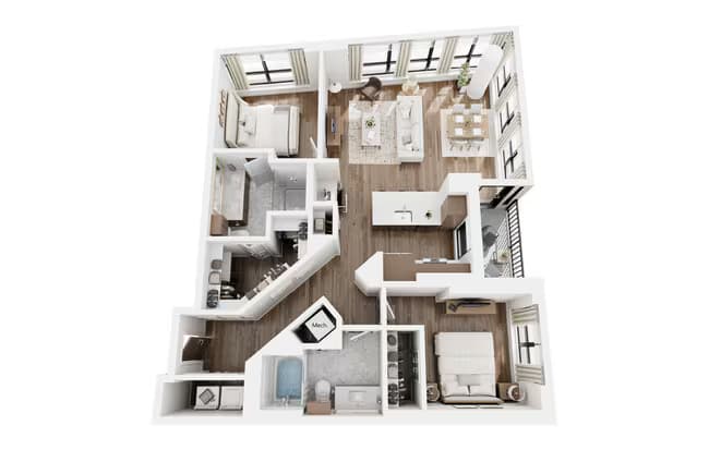 B2 Main-301 floor plan
