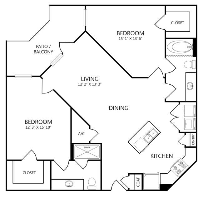 Unit 2126 2126 floor plan