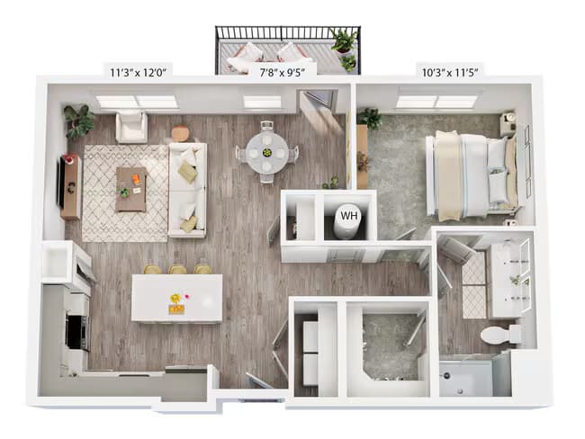 Unit 2038 2038 floor plan