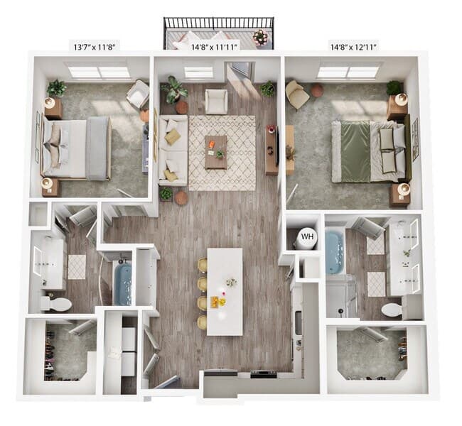 Unit 4008 4008 floor plan