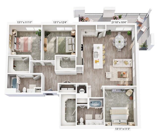 Unit 1063 1063 floor plan