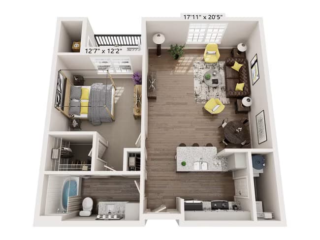 Unit 12204 12204 floor plan