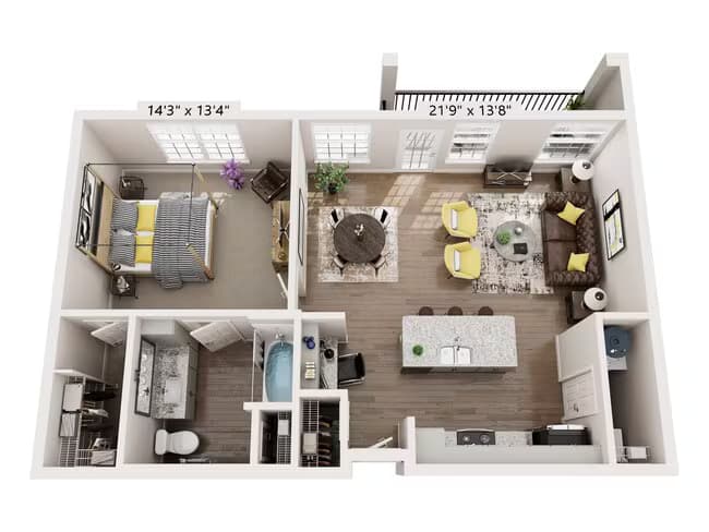 Unit 5309 5309 floor plan