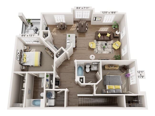 B2-U-Alt2 2205 floor plan