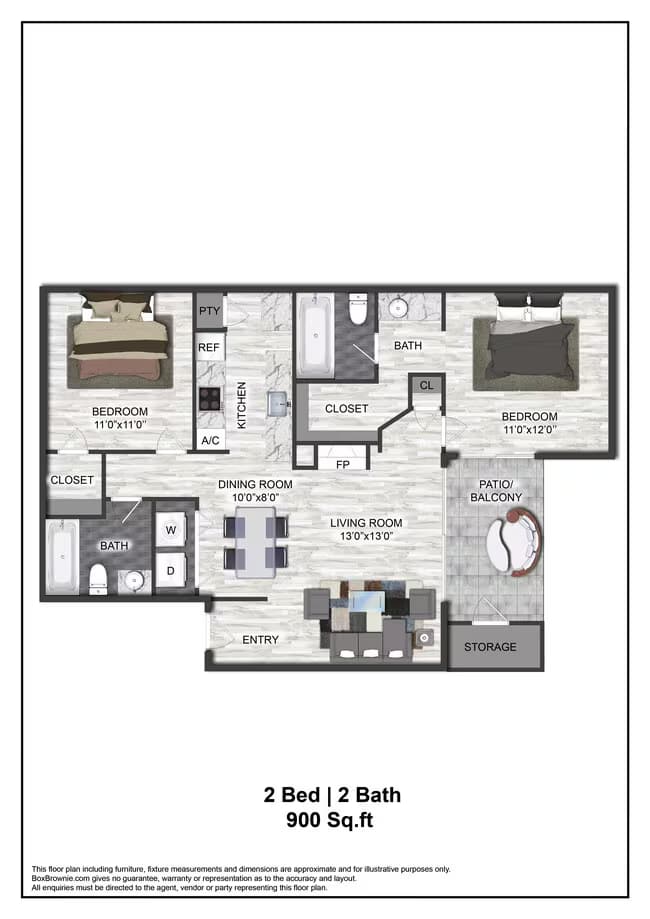 Unit 1910 1910 floor plan