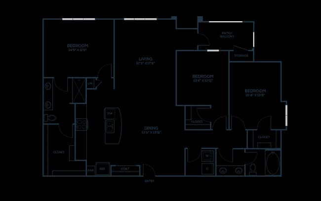 C1 D337 floor plan