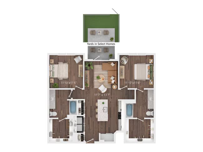 Unit 2303 2303 floor plan