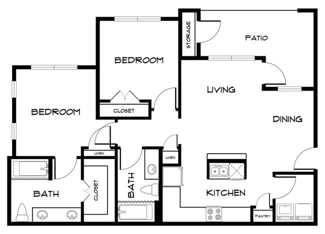B2 438 floor plan