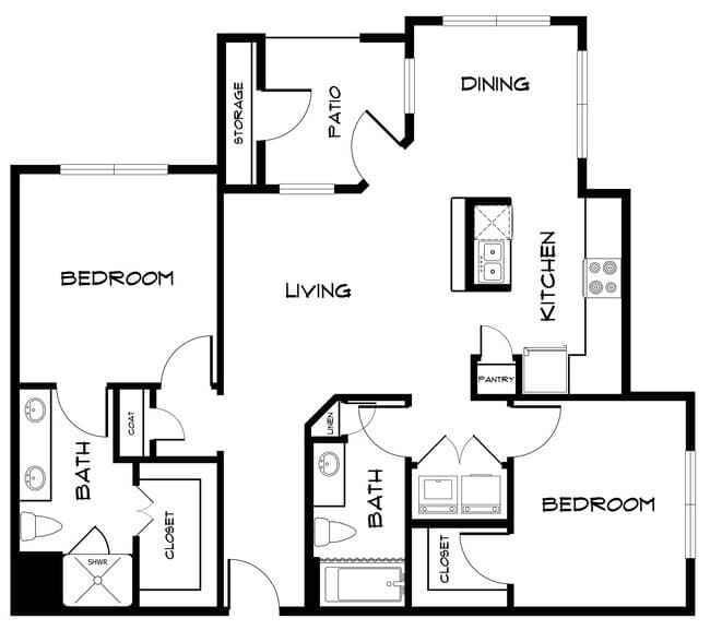 B3 828 floor plan