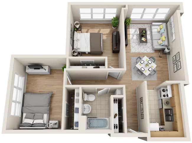 The Edgefield 0105 floor plan