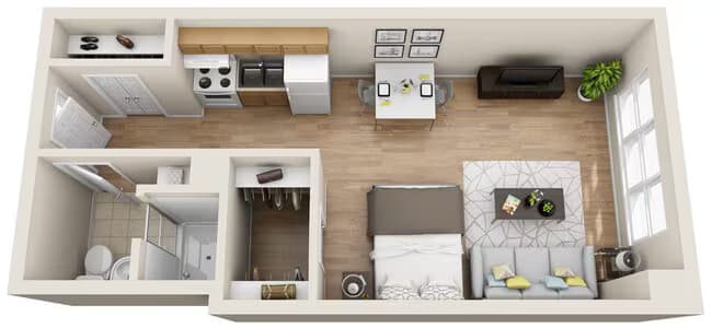 Unit 0414 0430 floor plan