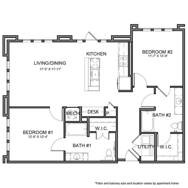 BE.B7.ADA 0127 floor plan