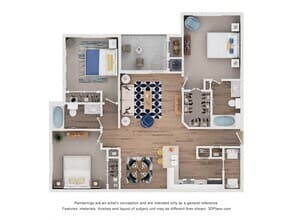 Three Bedroom - Colorado 6208 floor plan