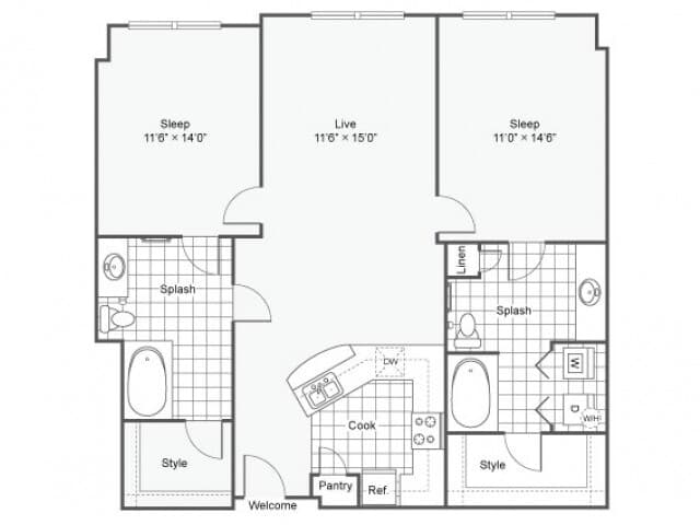 Corpus Christi 3101 floor plan
