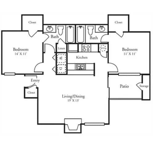 Unit 813 813 floor plan