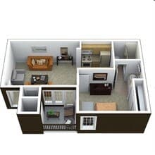 A 1106 floor plan