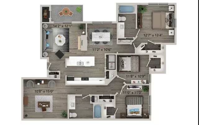 D1 9-9301 floor plan