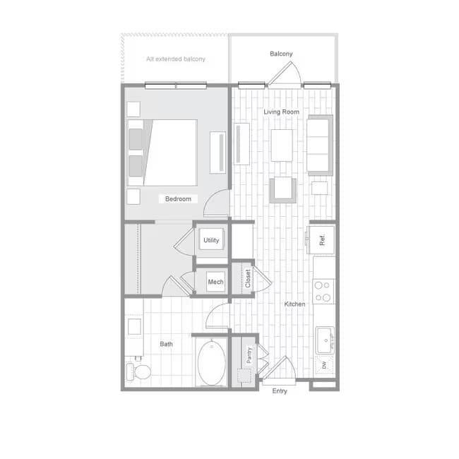 Unit 528 528 floor plan