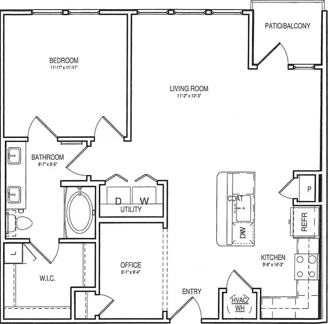 Unit 02136 03338 floor plan