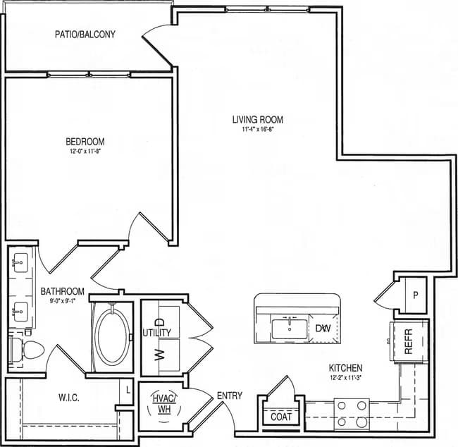 Unit 03109 03109 floor plan