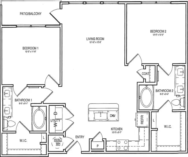 Unit 13305 13305 floor plan