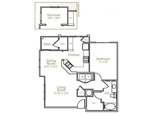 Unit 0739 0739 floor plan