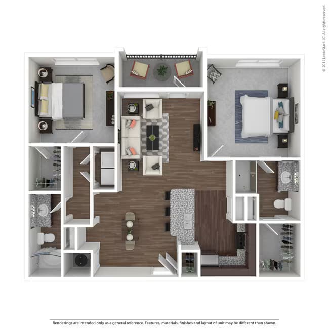 B1-WF - The Legacy 6205 floor plan