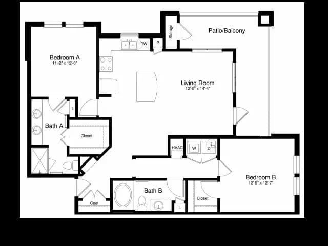 Unit 312 120 floor plan