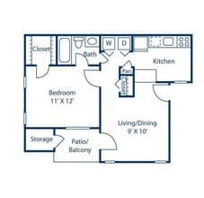 Unit 317 266 floor plan