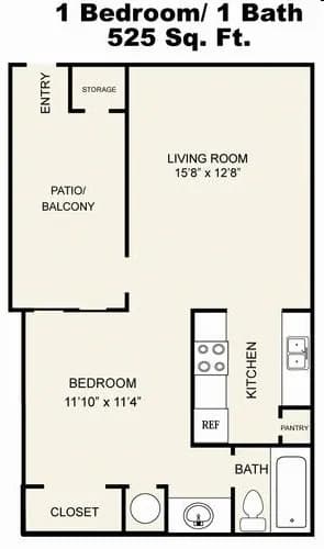 Unit 223 223 floor plan