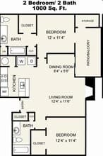 Grizzly - B2 214 floor plan