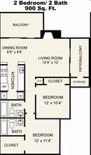 Koala - B1 143 floor plan