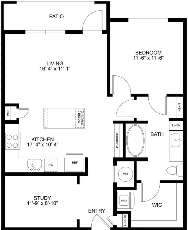 Unit 2303 2303 floor plan