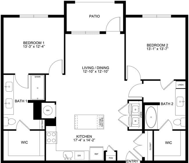 Unit 2304 2304 floor plan