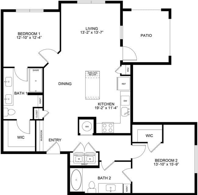 Unit 2309 2309 floor plan