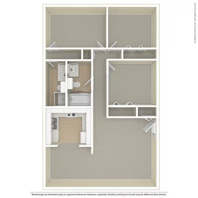 3x2 1 floor plan