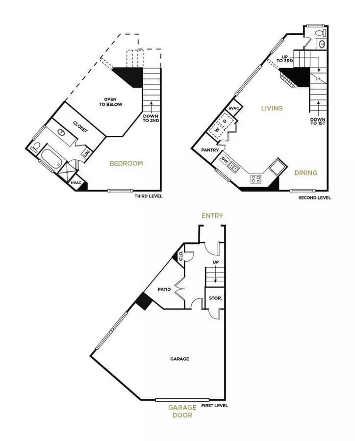 1 Bed • 1 Bath 0103 floor plan