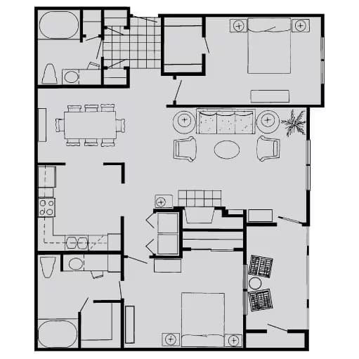 H 0822 floor plan