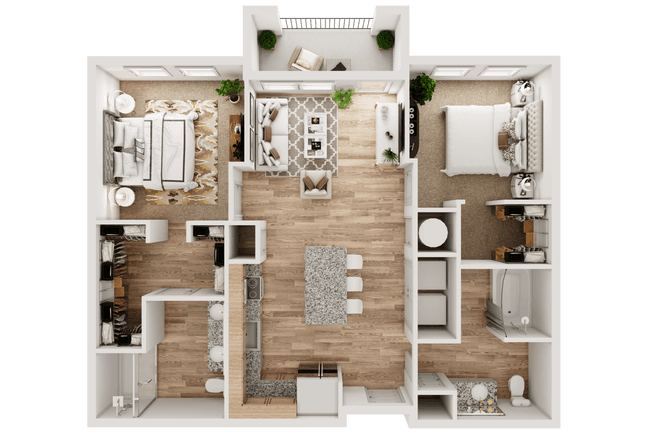 B1 with Covered Parking 2106 floor plan