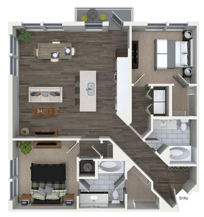 Unit 4409 4309 floor plan