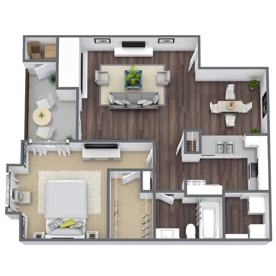 Lilestone Terrace 1063 floor plan