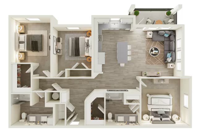 Unit 9-314 5-114 floor plan