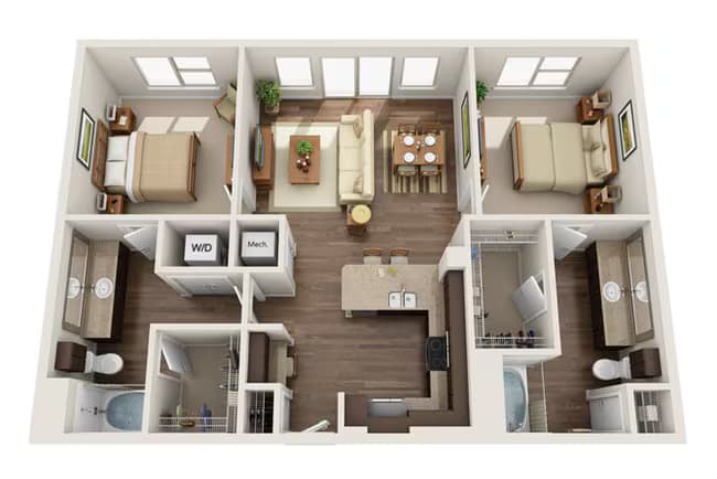Highland Park 515 floor plan